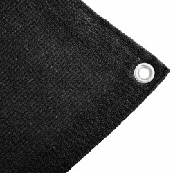 Tapis de tente 400x700 cm Noir PEHD 