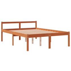 Lit pour personne âgée sans matelas 140x190 cm bois pin massif 