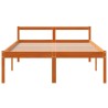 Lit pour personne âgée sans matelas 140x190 cm bois pin massif 