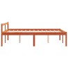 Lit pour personne âgée sans matelas 140x190 cm bois pin massif 