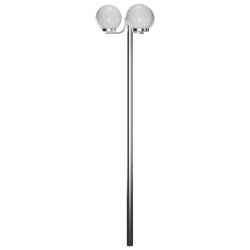 Lampadaire de jardin 3 lampes 220 cm 