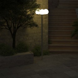 Lampadaire de jardin 3 lampes 220 cm 