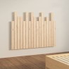 Tête de lit murale 108x3x80 cm Bois massif de pin 