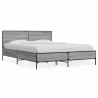 Cadre de lit sans matelas sonoma gris 120x190 cm 