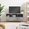 Meuble TV sonoma gris 102x36x50 cm bois d'ingénierie 