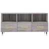 Meuble TV sonoma gris 102x36x50 cm bois d'ingénierie 