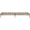 Cadre de lit sans matelas chêne sonoma 75x190 cm 