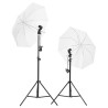 Kit de studio photo avec éclairage et toile de fond 