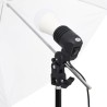 Kit de studio photo avec éclairage et toile de fond 
