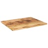 Dessus de table rectangulaire bois massif de manguier brut 