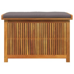 Boîte à coussins d'extérieur 90x50x60,5 cm bois massif d'acacia 