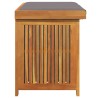 Boîte à coussins d'extérieur 90x50x60,5 cm bois massif d'acacia 