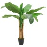 Bananier artificiel 9 feuilles 120 cm vert 