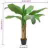 Bananier artificiel 9 feuilles 120 cm vert 