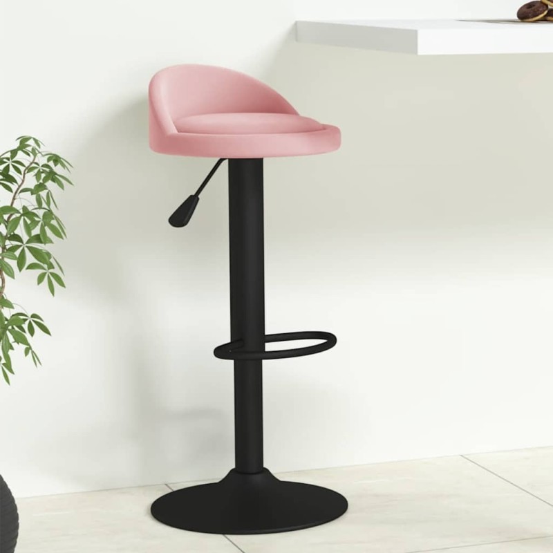 Tabouret de bar Rose Velours Tabouret de bar Rose Velours