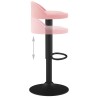 Tabouret de bar Rose Velours 