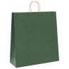 Sacs en papier 250 pcs avec poignées vert 45x17x48 cm 
