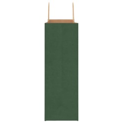 Sacs en papier 250 pcs avec poignées vert 45x17x48 cm 