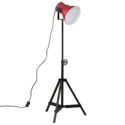 Lampadaire 25 W rouge délavé 35x35x65/95 cm E27 
