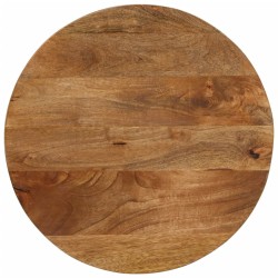 Dessus de table Ø 60x2,5 cm rond bois de manguier massif 