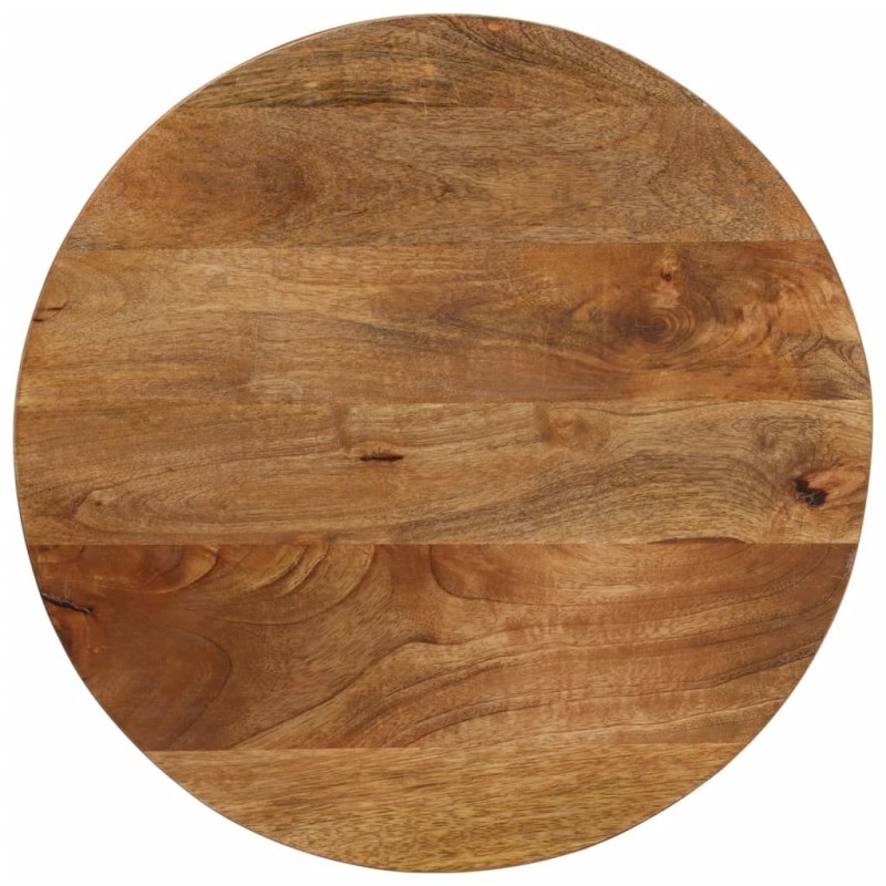 Dessus de table Ø 60x2,5 cm rond bois de manguier massif 