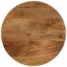 Dessus de table Ø 60x2,5 cm rond bois de manguier massif 