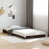 Cadre de lit sans matelas noir 100x200 cm 