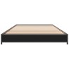 Cadre de lit sans matelas noir 100x200 cm 
