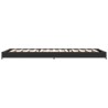 Cadre de lit sans matelas noir 100x200 cm 