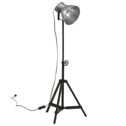 Lampe de bureau 25 W argent vintage 35x35x65/95 cm E27 