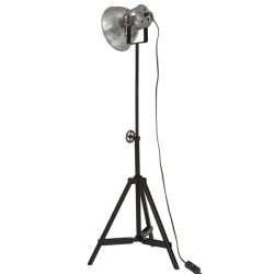 Lampe de bureau 25 W argent vintage 35x35x65/95 cm E27 