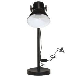 Lampe de bureau 25 W noir 17x17x60 cm E27 