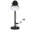 Lampe de bureau 25 W noir 17x17x60 cm E27 