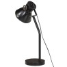 Lampe de bureau 25 W noir 17x17x60 cm E27 