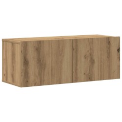 Meubles TV muraux 3 pcs chêne artisanal bois d'ingénierie 