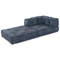 Pouf ModulaireIndigo 70x70x54 en Tissu 