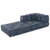 Pouf ModulaireIndigo 70x70x54 en Tissu 