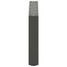 Pieds de table basse en U 2 pièces Anthracite 60 x (30-31) cm Acier 