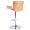 Tabouret de bar Crème Similicuir 