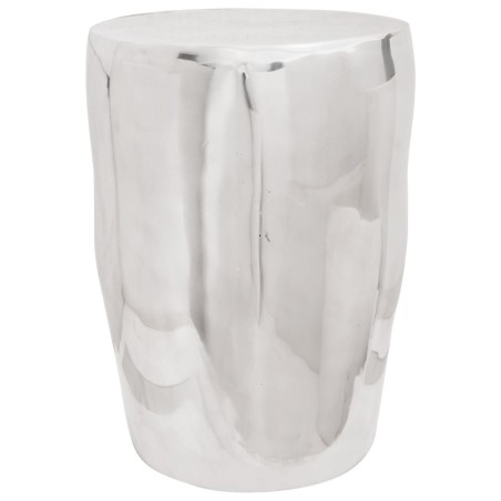 Tabouret argent 33x33x45 cm Aluminium 
