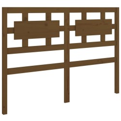 Tête de lit Marron miel 145,5x4x100 cm Bois massif de pin 
