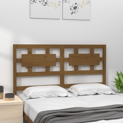 Tête de lit Marron miel 145,5x4x100 cm Bois massif de pin 
