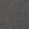 Chaise de relaxation repose-pied Gris foncé Similicuir et tissu 