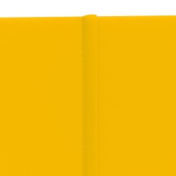 Panneaux muraux 12 pcs Jaune 60x30 cm Velours 2,16 m² 
