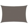 Voile d'ombrage 160 g/m² Anthracite 5x6 m PEHD 