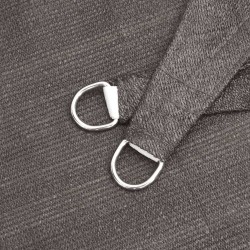Voile d'ombrage 160 g/m² Anthracite 5x6 m PEHD 