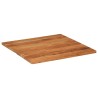 Dessus de table 80x80x3,8 cm carré bois massif d'acacia 