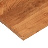 Dessus de table 80x80x3,8 cm carré bois massif d'acacia 