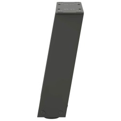 Pieds de table basse en U 2 pièces Anthracite 30 x (30-31) cm Acier 