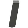Pieds de table basse en U 2 pièces Anthracite 30 x (30-31) cm Acier 